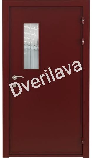 Купить Дверь противопожарная металлическая со стеклом